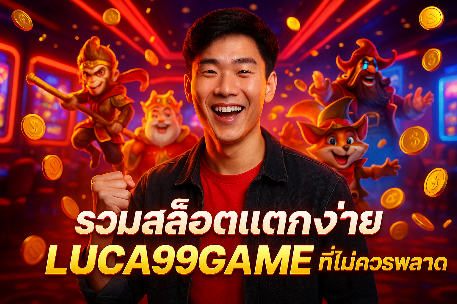 รวมสล็อตแตกง่าย LUCA99GAME ที่ไม่ควรพลาด