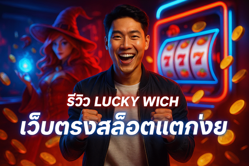 รีวิว LUCKY WICH เว็บตรงสล็อตแตกง่าย โบนัสแจกจริงทุกวัน
