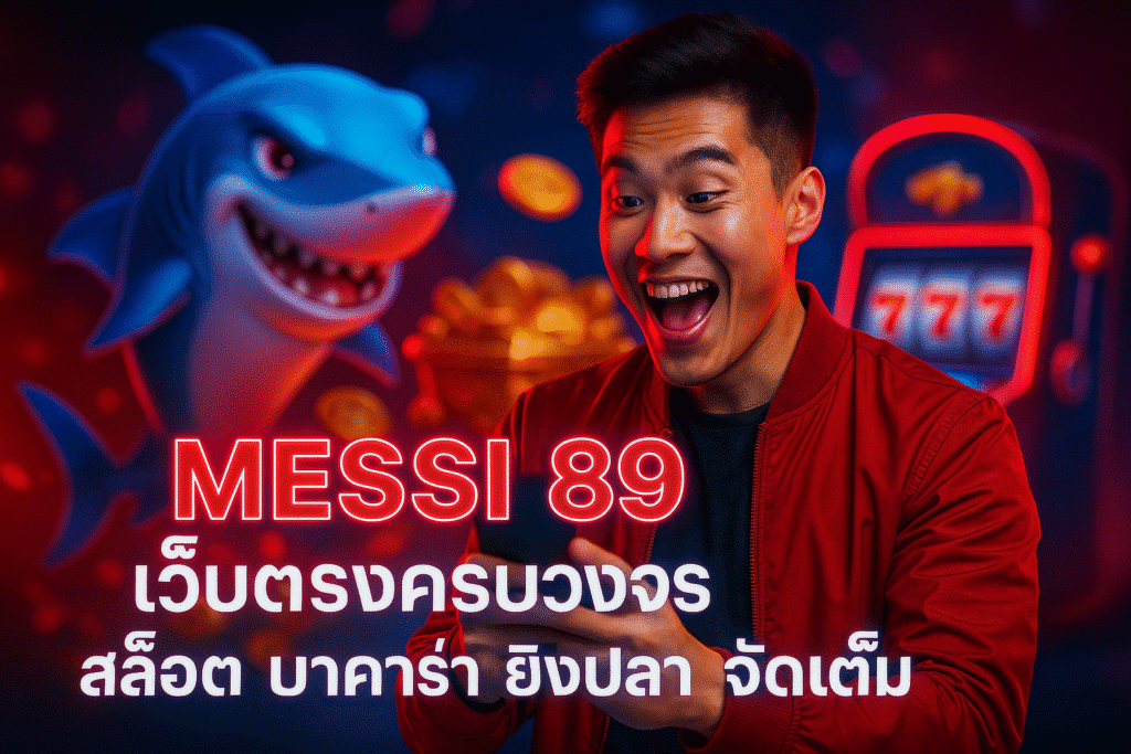 MESSI 89 เว็บตรงครบวงจร สล็อต บาคาร่า ยิงปลา จัดเต็ม